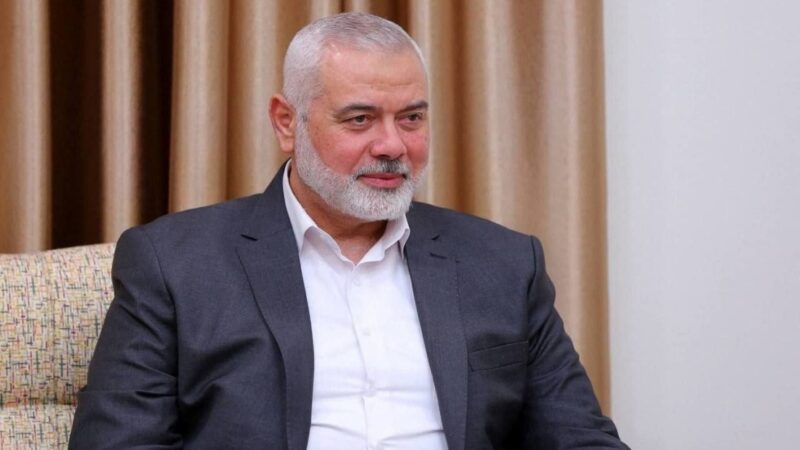 Hamas political leader, Ismail Haniyeh