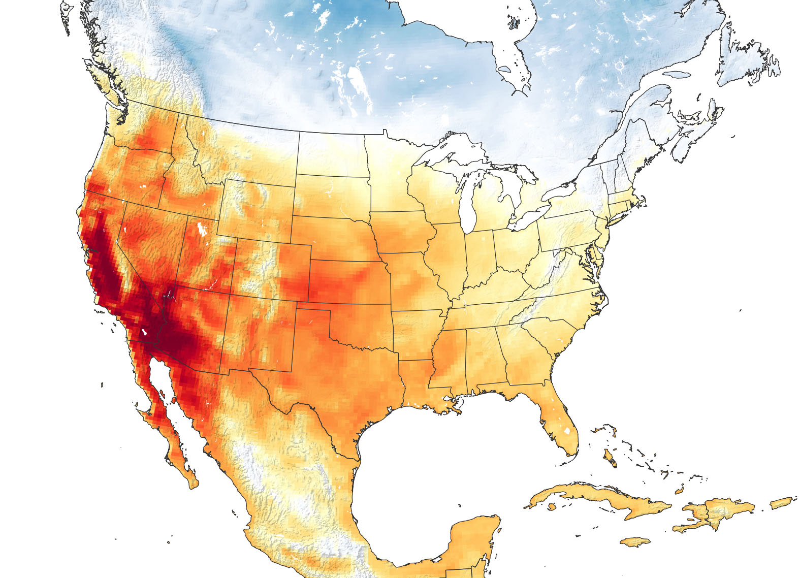 California Heat Wave Temperatures